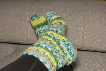 Gestrickte Socken
