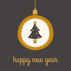 Christmas or New Year card templates with balls.