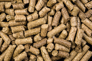 granulated animal food background texture