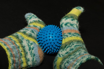 Gestrickte Socken