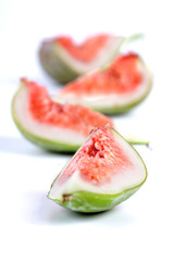 Figs on white background - studio shot