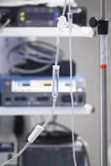 Medical iv drip in hospital