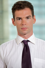 Portrait of businessman at office