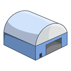 Hangar icon. Cartoon illustration of hangar vector icon for web