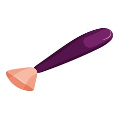 Brush icon. Cartoon illustration of brush vector icon for web