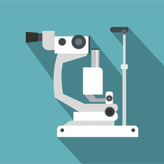 Refractometer icon. Flat illustration of refractometer vector icon for web