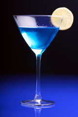 Close up of martini glass