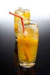 Close up of drink- studio shot