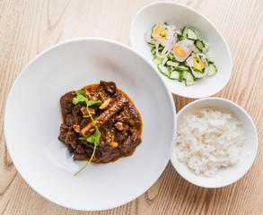 beef with rice