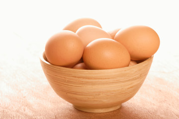 Eggs in a bowl