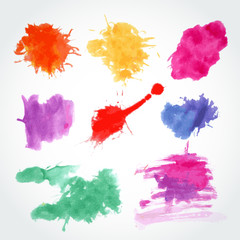 Abstract watercolor background. Ink illustration.