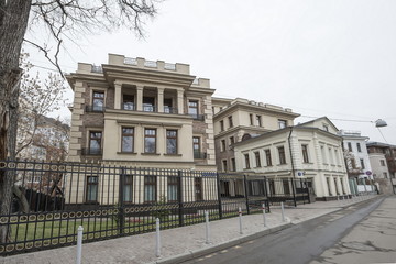 Luxury mansion in city center of Moscow, Russia.