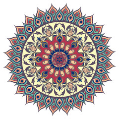 Vector design elements in a traditional Oriental style.