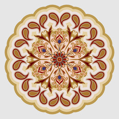 Vector design elements in a traditional Oriental style.