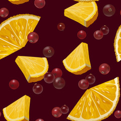 Orange and cranberry.