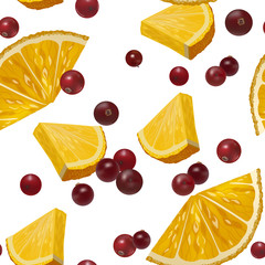 Orange and cranberry.