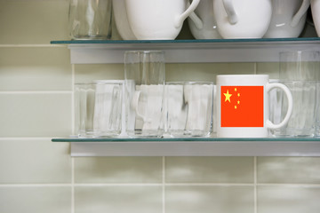 Mug on shelf