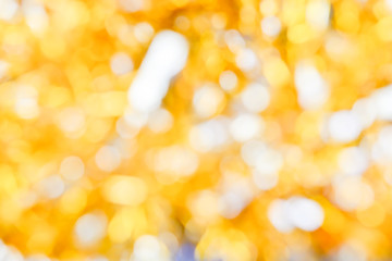 blurred colorful tinsel Christmas background.