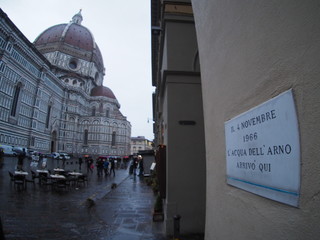 plaque for the flood in Florence November 4, 1966