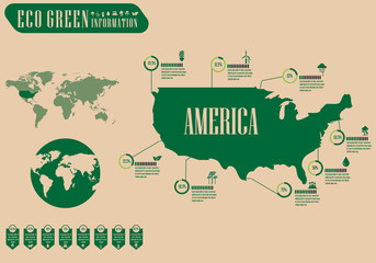 Green Concept Infographic