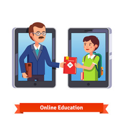 Online education concept