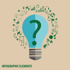 Green Concept Infographic.save world vector illustration.