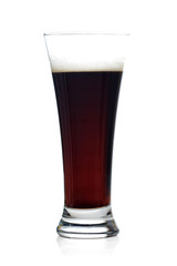 Studio shot of dark beer