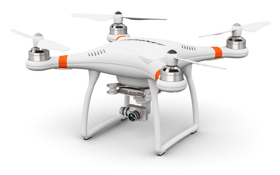 Quadcopter drone with 4K video and photo camera