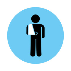 Medical Insurance Icon. Flat Design. Isolated Illustration.