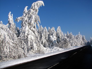 Stra&szlig;e durch Wintertraum 