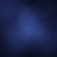Abstract background with white glowing objects. The starry night sky. Vector