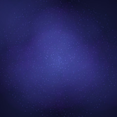 Abstract background with white glowing objects. The starry night sky. Vector