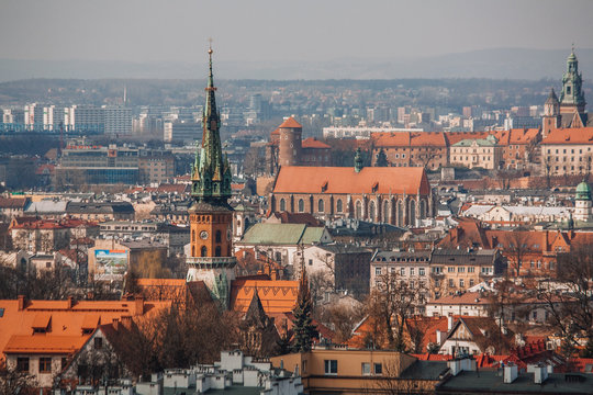 Krakow cityscape, Poland