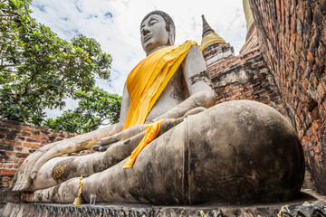 Buddha statues at Ayutthaya.