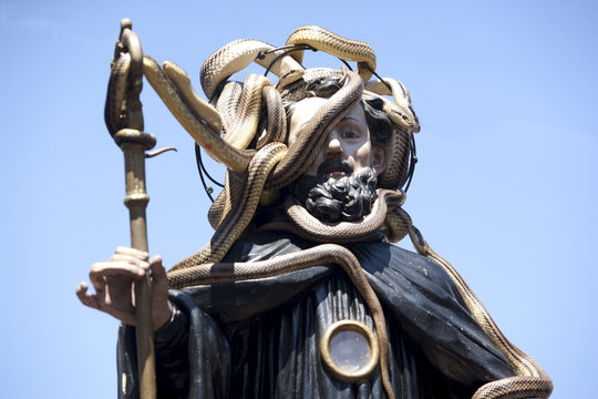 San Domenico dei Serpari (St. Dominic of the Snakes), Cocullo, Abruzzi