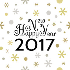 2017 Happy New Year background
