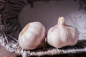 Obraz premium a fresh garlic
