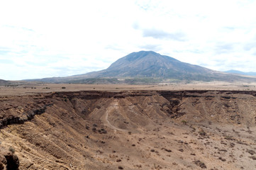 Natural park and Lake Latron in Tanzania, Africa
