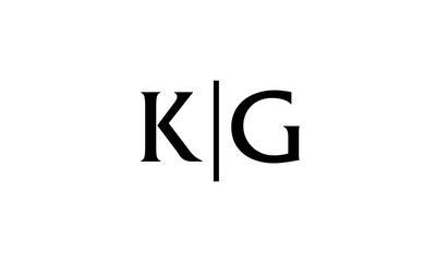 Modern Logo Solution Letter KG