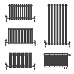 Central Heating Radiators icons.