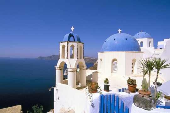 Oia (Ia), island of Santorini (Thira), Cyclades Islands, Aegean, Greek Islands, Greece
