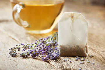 teabag with lavender