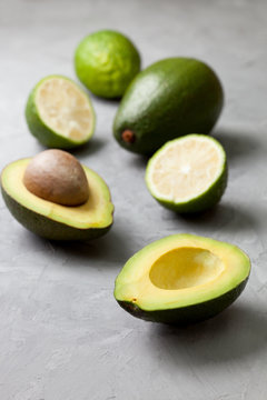 avocado and lime