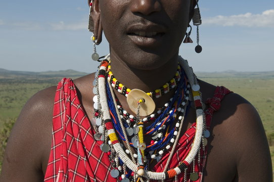 Masai man, Masai Mara, Kenya