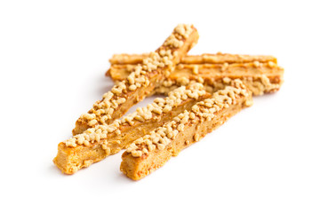 Crispy bread sticks.