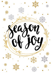 Season of joy.