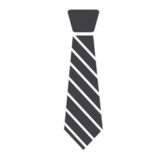 tie icon isolated on white background. tie sign.