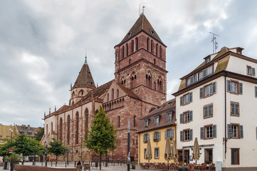 Fototapeta na wymiar St. Thomas church, Strasbourg