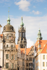 Fototapeta na wymiar Historic buildings in Dresden