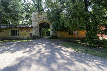 Structure with an old time entrance in Nechanice